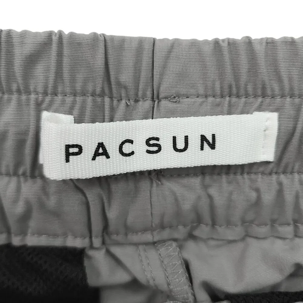 Pacsun Cargo Jogger Pants Mens XS Gray Slim Lightweight Casual Outdoor Hiking